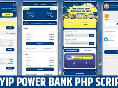 HYIP Power Bank PHP Script