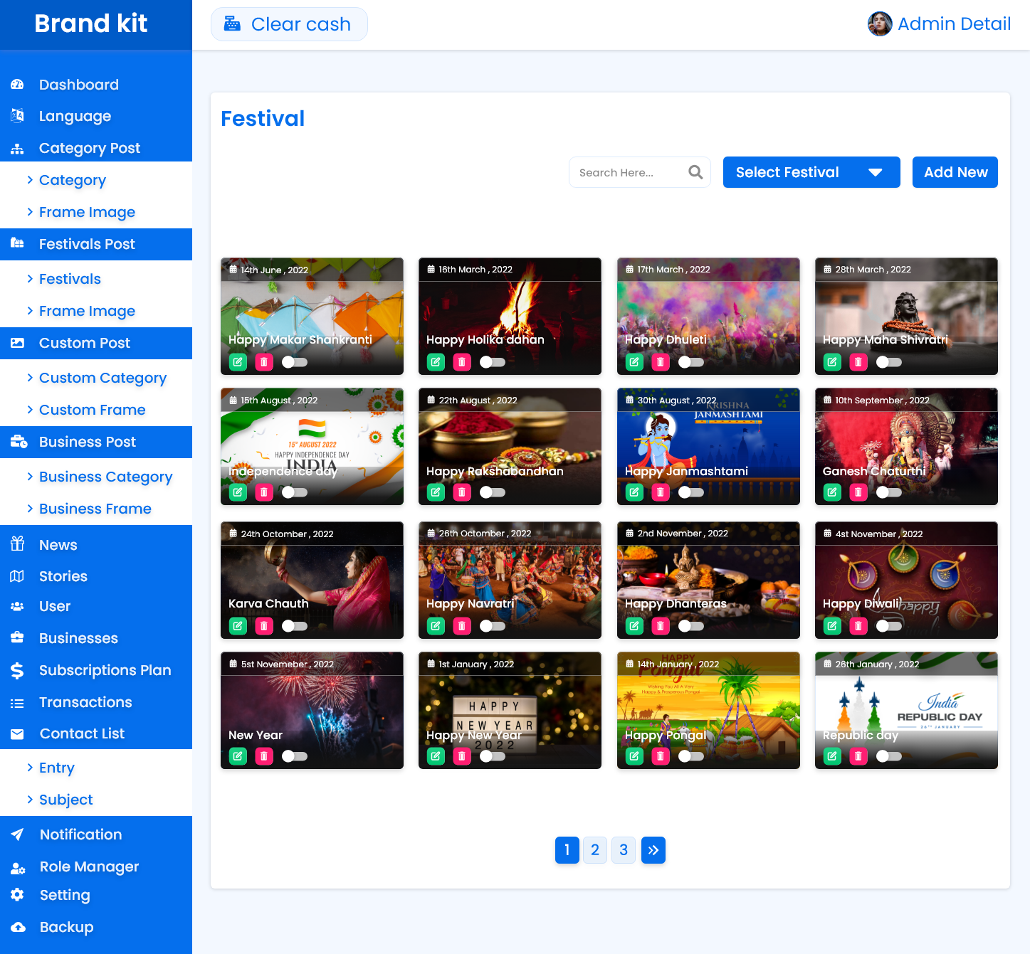 BrandPeak: Festival Poster Maker, Business Post, Political Post Maker App 1.9.4 - Image 2