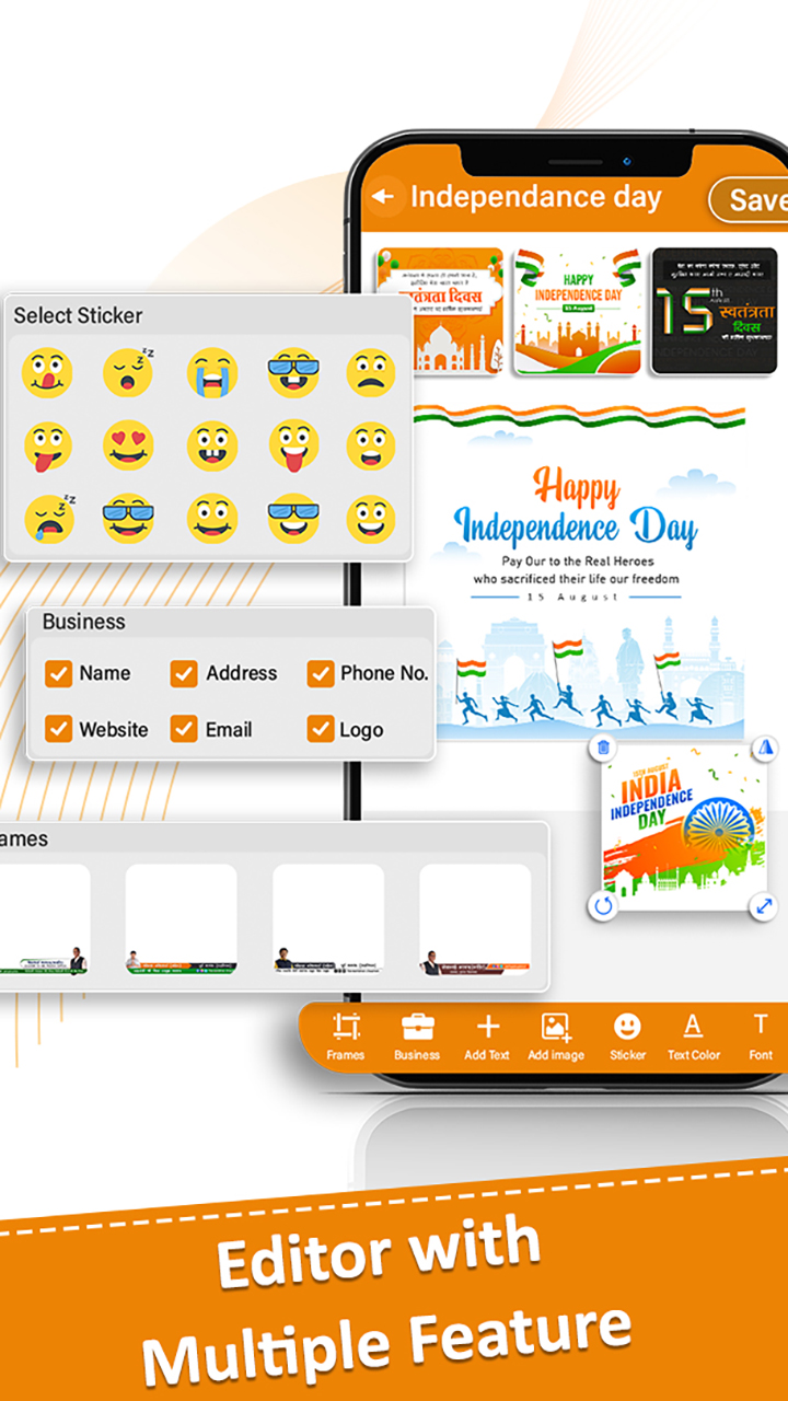 BrandPeak: Festival Poster Maker, Business Post, Political Post Maker App 1.9.4 - Image 4