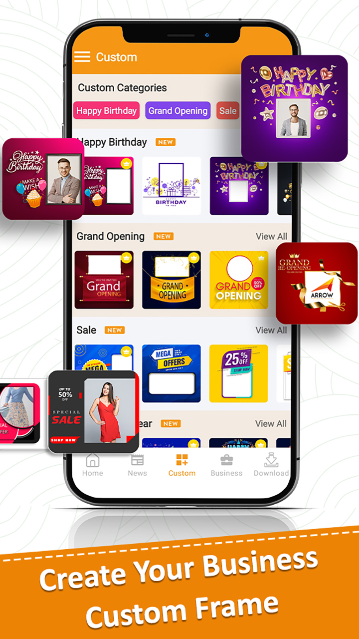 BrandPeak: Festival Poster Maker, Business Post, Political Post Maker App 1.9.4 - Image 6